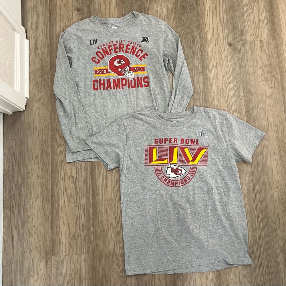 Kansas City Chiefs Fanatics & NFL Team Apparel Men’s Shirt Bundle - Large
